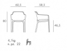 zahradní židle Net_rozměr