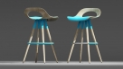 barové designové židle