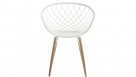 designová bílá židle sidera