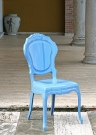 design židle Belle light blue