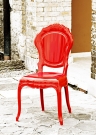 designová židle Belle rosso
