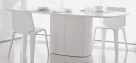 luxusní jídelní židle bílá