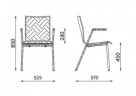 rozměr konferenční židle_Cadeira arm