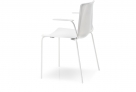 designová plastová bílá židle_tweet