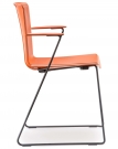 designová židle oranžová_tweet