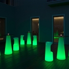 osvětlený zahradní nábytek fura