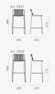rozměr_barové židle