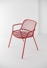 design kovová zahradní židle