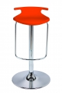 sgabello fix cromo arancio